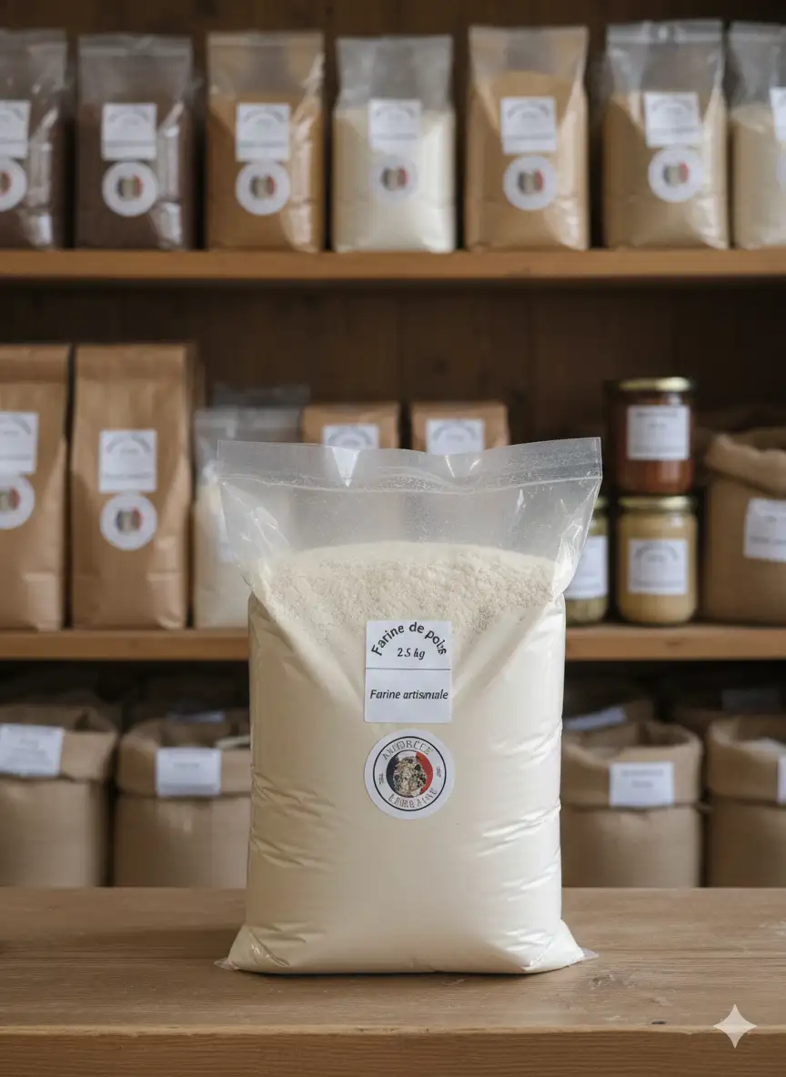 farine de pois jaune 2.5 kg