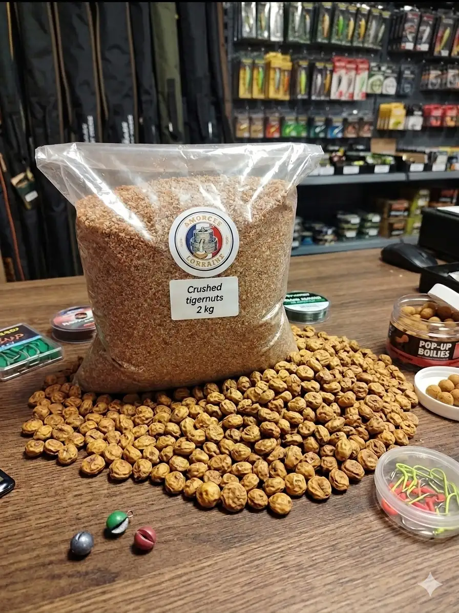 copeaux de tiger nuts 1-2 mm